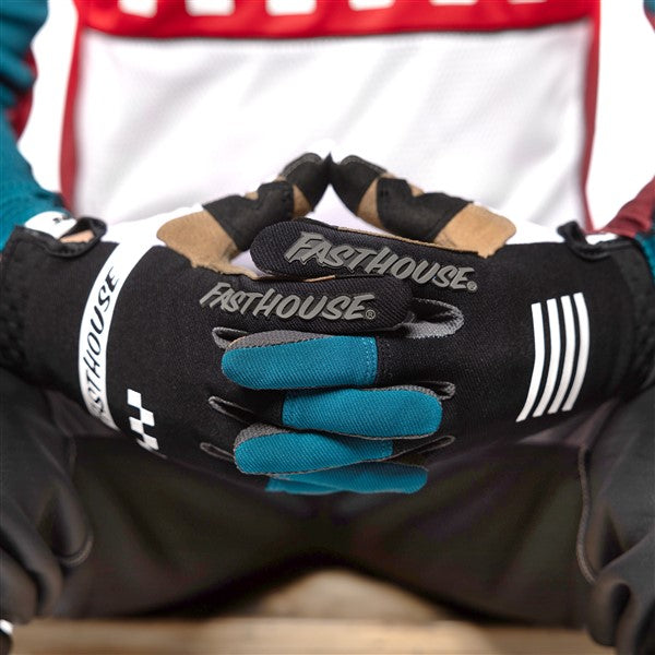 FastHouse Speed Style Mod Glove - White/Black/Marine