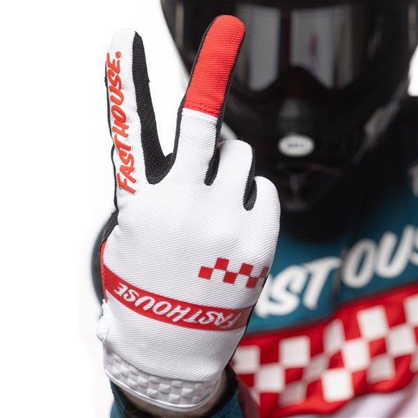 FastHouse Speed Style Mod Glove - Red/White