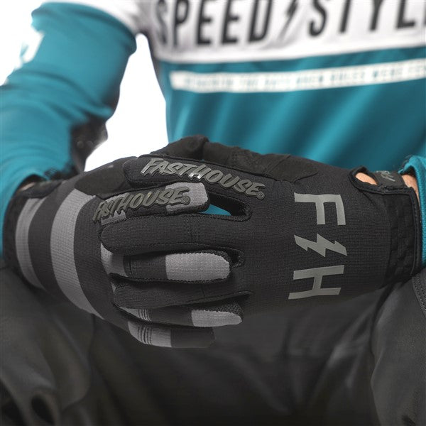 FastHouse Speed Style Akin Glove - Black/Gray