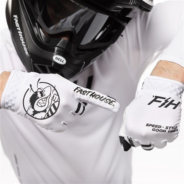 FastHouse Elrod OG Glove - White