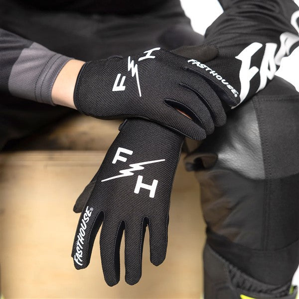 FastHouse Youth Carbon Eternal Glove - Black