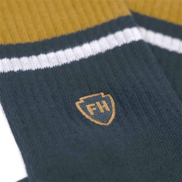 FastHouse Venice Sock - Navy/Gold