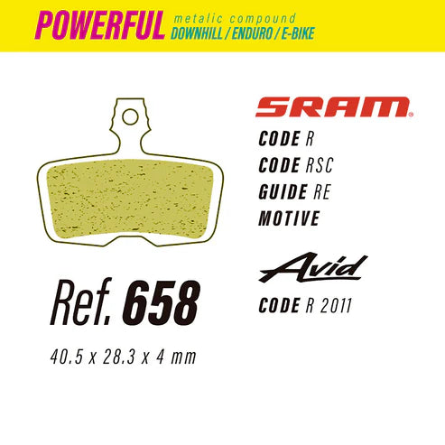 LESS BRAKES 658 POWERFUL METAL