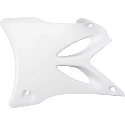 UFO RADIATOR SHROUD YZ85 02-14 WHITE