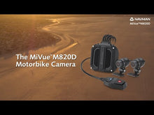 Navman MiVue 820D Motorcycle Dash Cam - Front & Rear Cameras