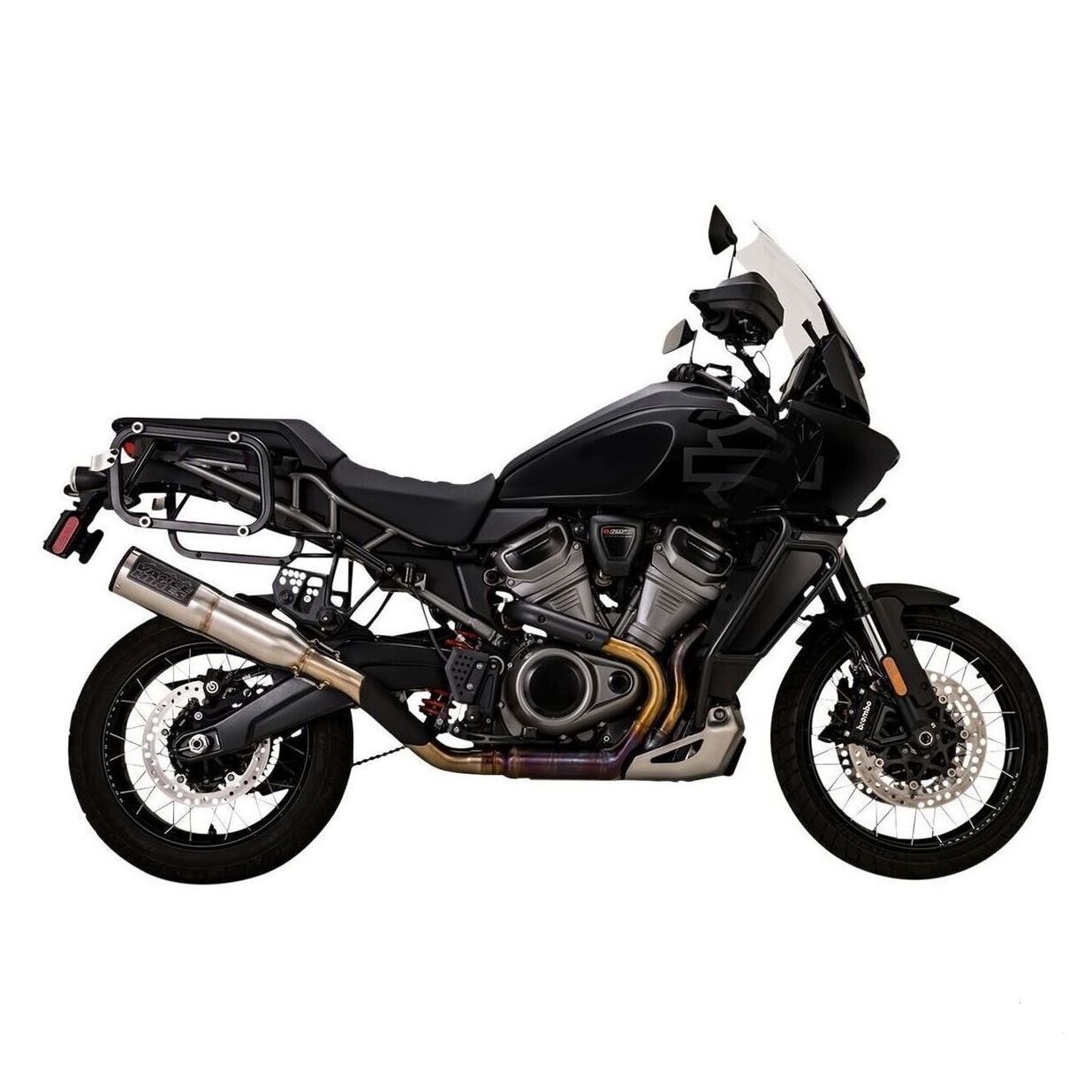 Vance & Hines 16533 Stainless Adventure Hi-Output 450 Slip-On Muffler