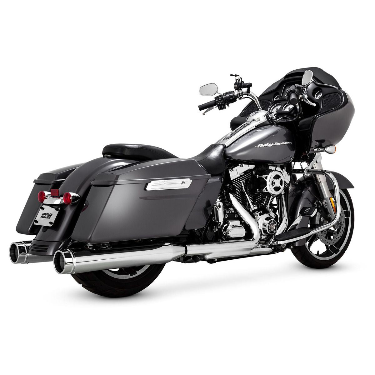 Vance & Hines Chrome Torquer 450 Slip On Muffler - 16673