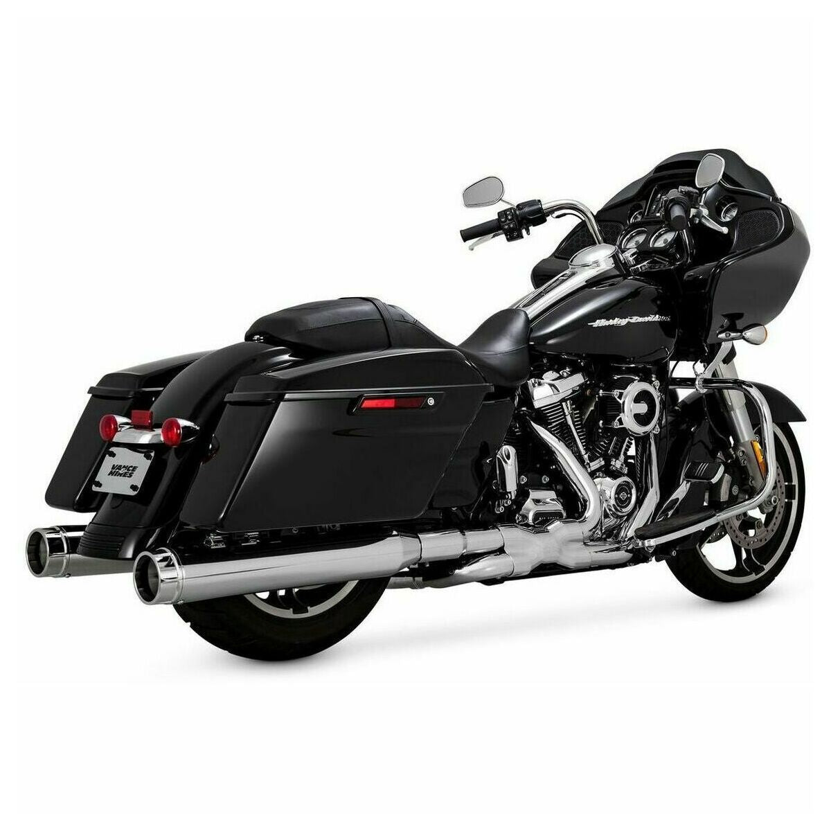 Vance & Hines Chrome 4.5 in. Torquer 450 Slip-On Mufflers 16674