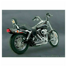 Vance & Hines Shortshots Staggered Exhaust Chrome Dyna 91-05