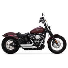 Vance & Hines Shortshots Staggered Exhaust Chrome M8 Softail