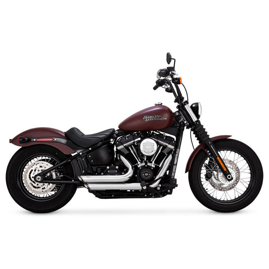 Vance & Hines Shortshots Staggered Exhaust Chrome M8 Softail