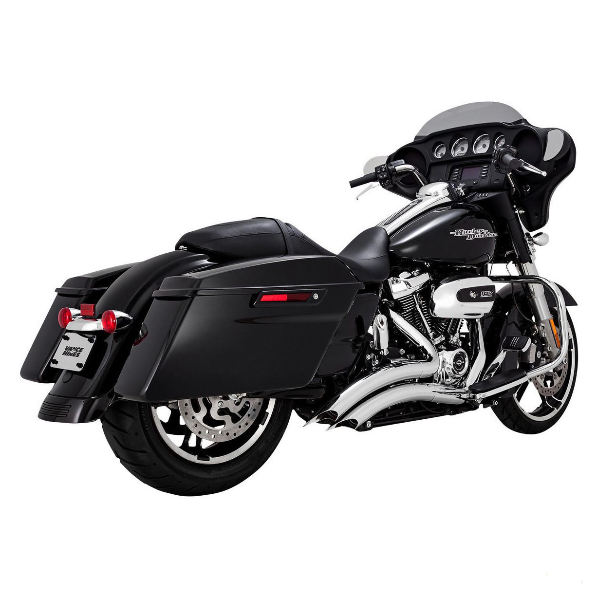Vance & Hines Big Radius 2-into-2 Exhaust Chrome Touring