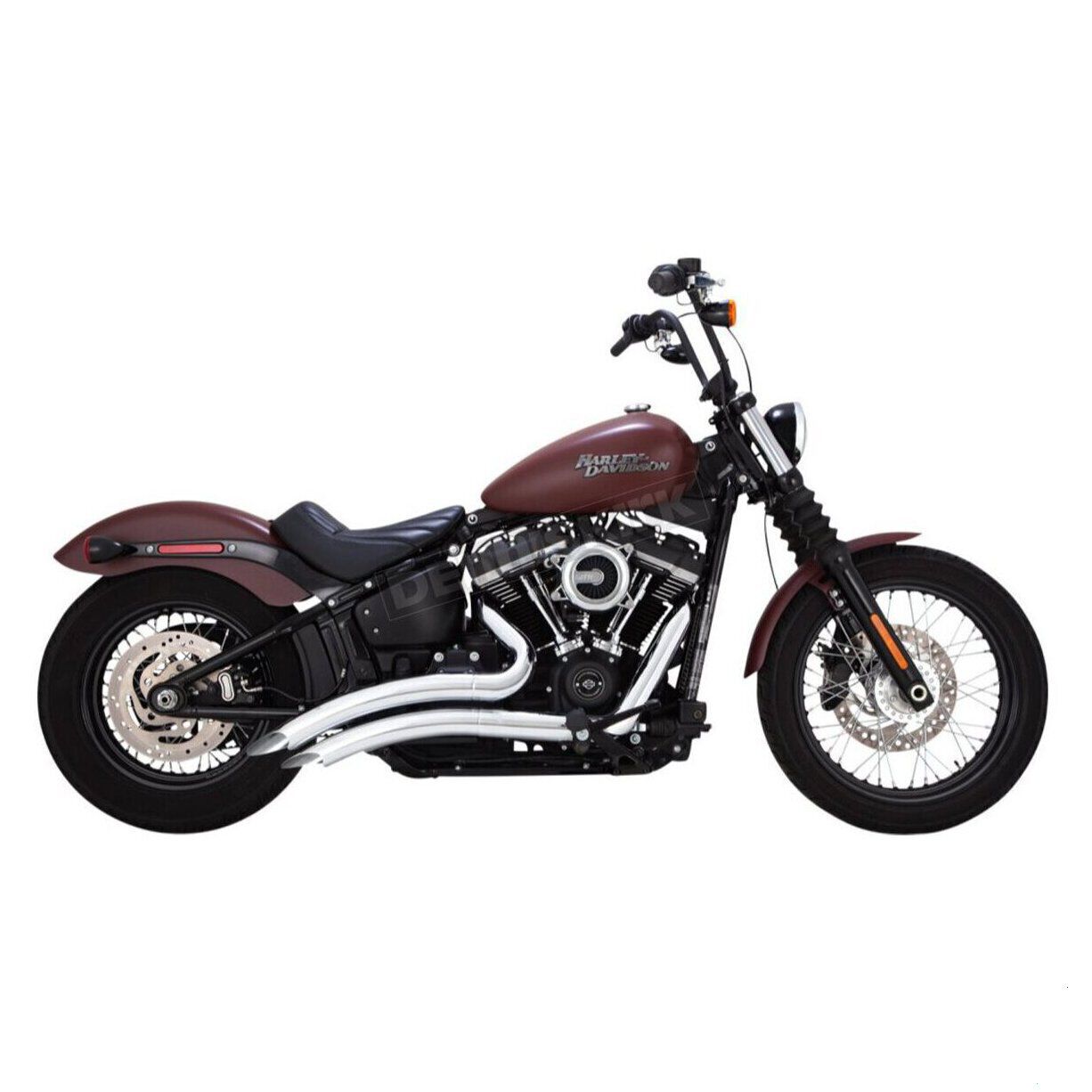 Vance & Hines PCX Big Radius 2-into-2 Exhaust Chrome M8 Softail
