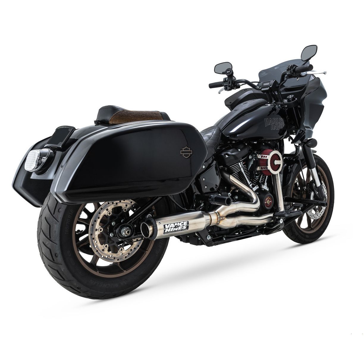 Vance & Hines Supersport 2-into-1 Brushed Stainless Exhaust 27337