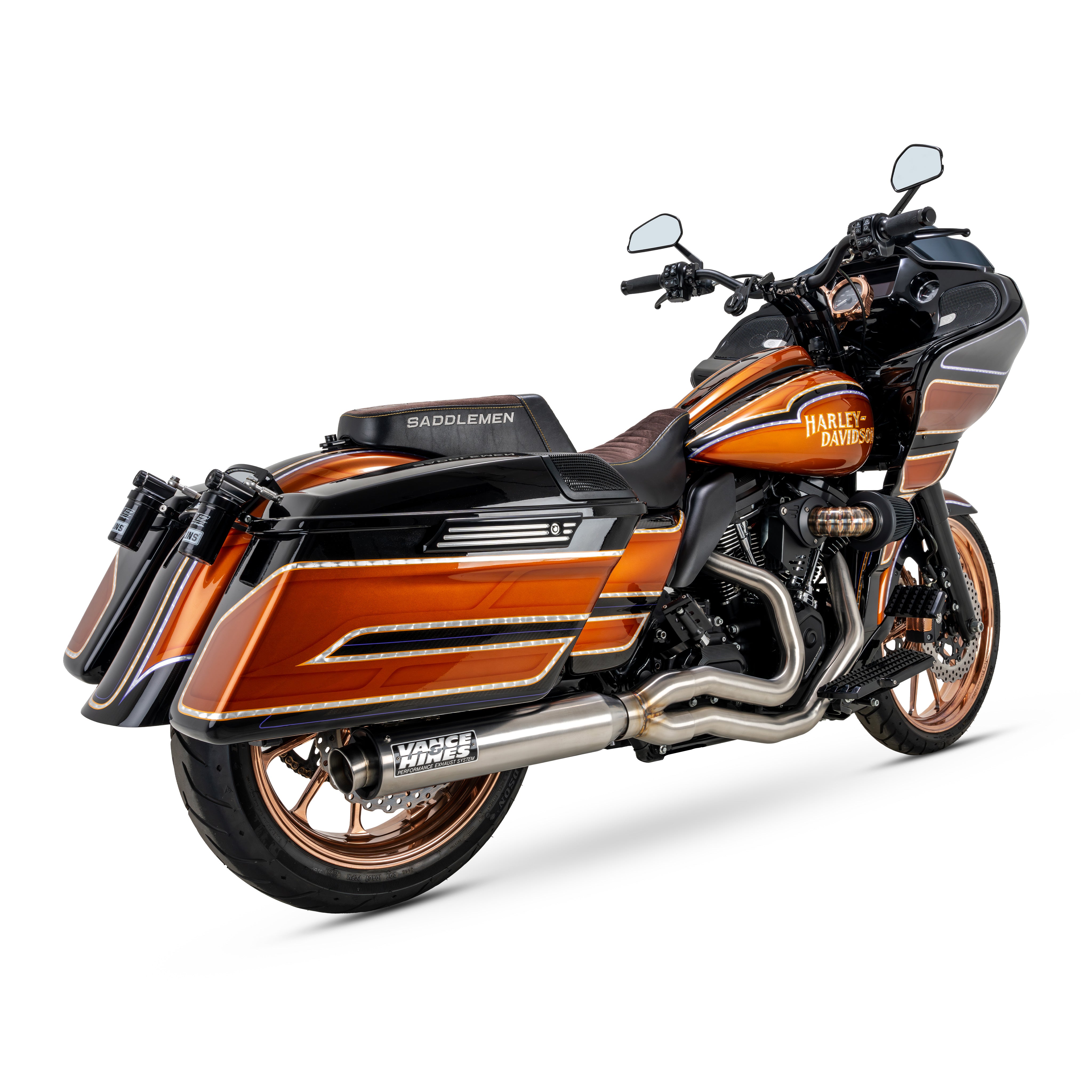 Vance & Hines Supersport PCX 2-into-1 Brushed Stainless Exhaust 27345