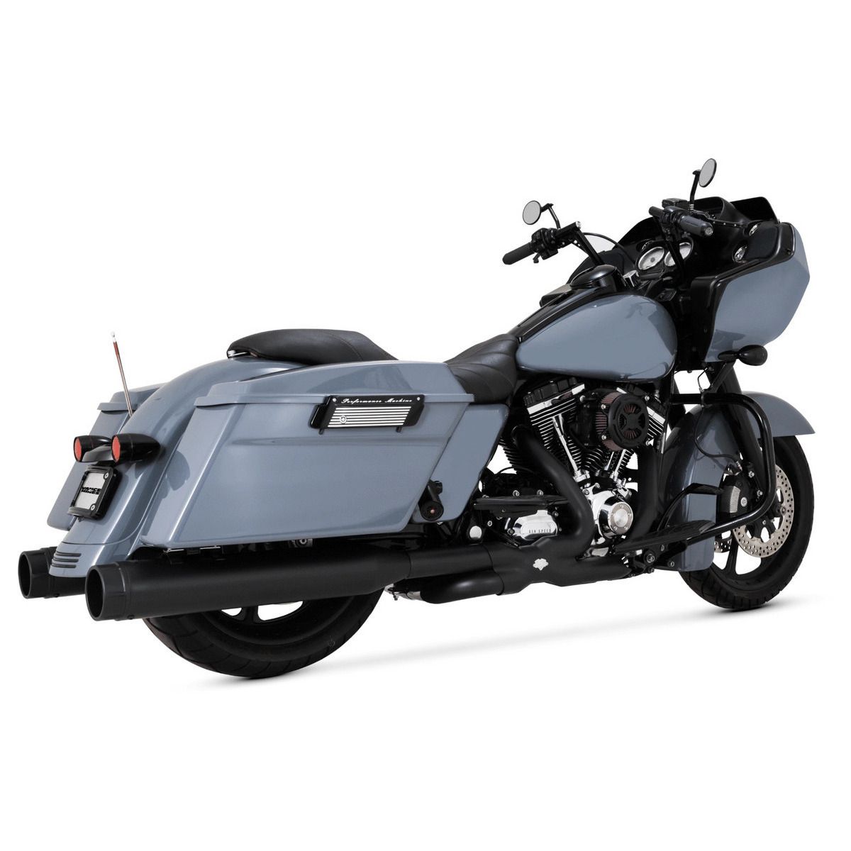 Vance & Hines Torquer 450 Slip-On Mufflers Black Touring