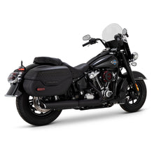 Vance & Hines Twin Slash Slip-On Muffler Black 46750