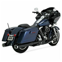 Vance & Hines Power Duals Header Pipes Black Touring 09-16