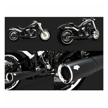 Vance & Hines Pro Pipe 2-into-1 Exhaust Black M8 Softail