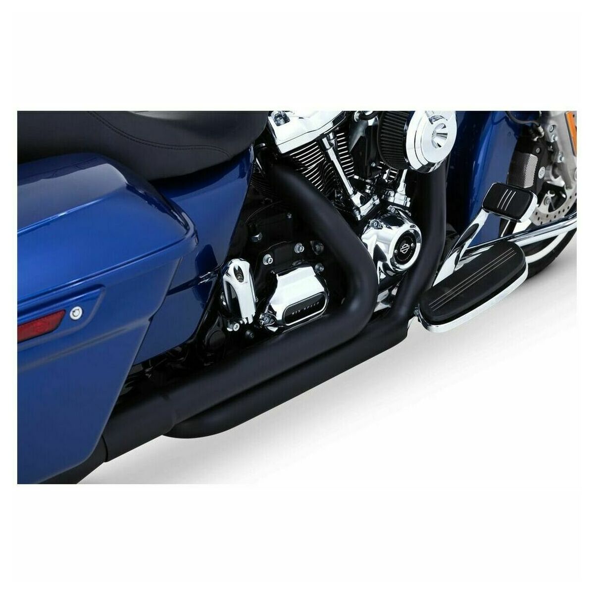 Vance & Hines Dresser Duals Header Pipes Black M8 Touring