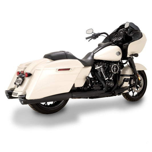 Vance & Hines Razorback 450 Slip-On Mufflers Black M8 Bagger