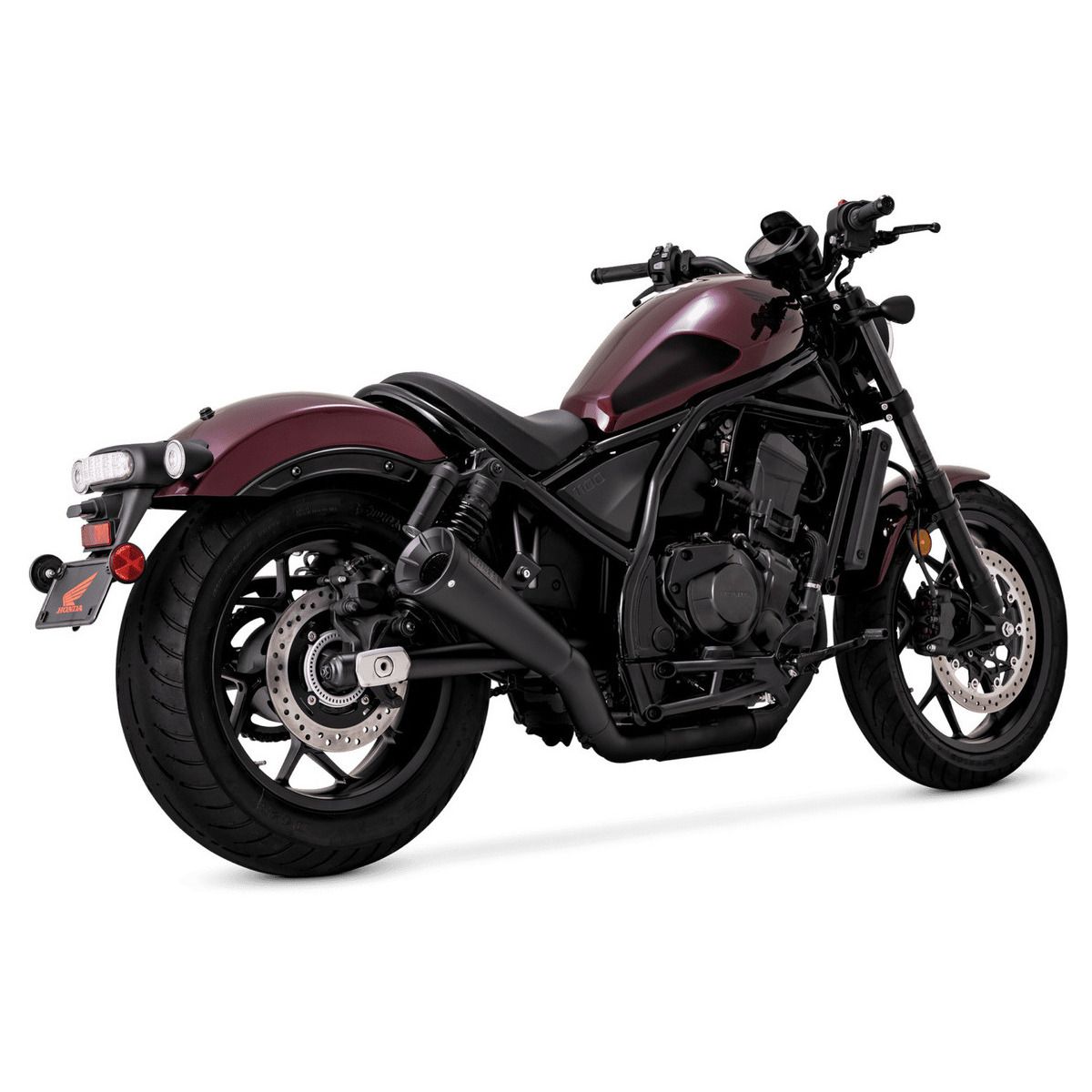 Vance & Hines Upsweep Slip-On Muffler Matte Black Honda Rebel 1100