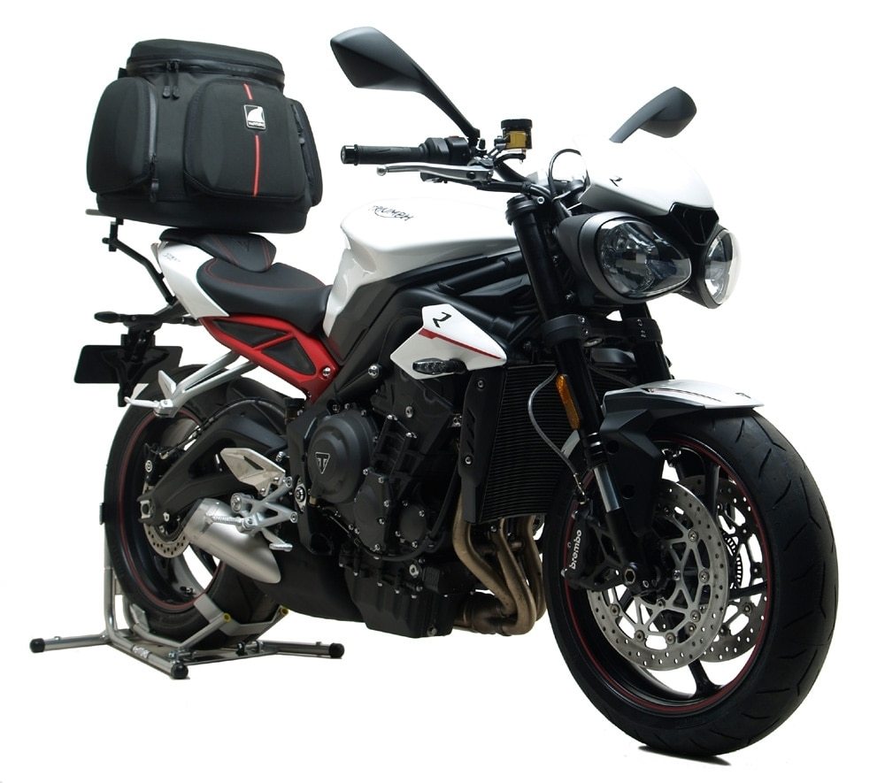 ストリートトリプル765用ラゲッジラック ストリートトリプル RS ラゲッジラック with GIVI トップケース