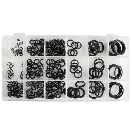 O Ring Assortment, 225Pces In 18 Sizes Metric.