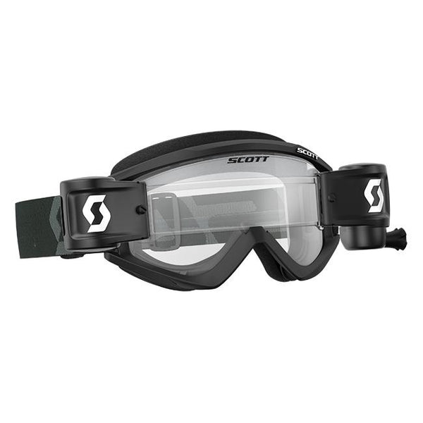 Black Recoil goggle + Grid WFS roll off system Scott