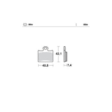 BRAKE PADS REAR MOTO MASTER NITRO FOR HUSQVARNA KTM
