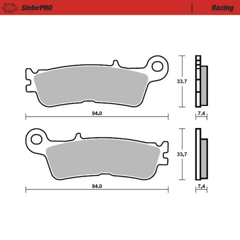 BRAKE PADS FRONT MOTO MASTER PRO SINTERED YAMAHA WR  YZ