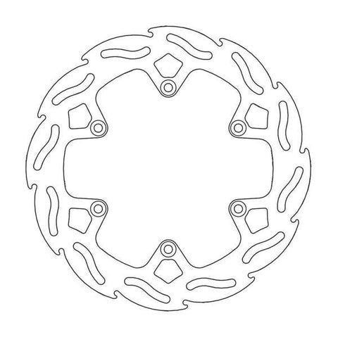 BRAKE DISC REAR MOTO MASTER FLAME 220MM GAS GAS HUSABERG HUSQVARNA KTM