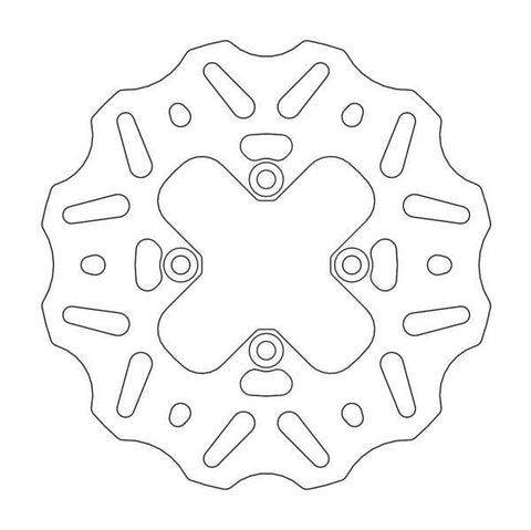 BRAKE DISC REAR MOTO MASTER NITRO 160MM GAS GAS MC65 21-22 HUSQVARNA TC65 17-22 KTM 65SX 00-22