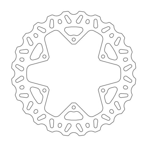 BRAKE DISC REAR MOTO MASTER NITRO 245MM YAMAHA