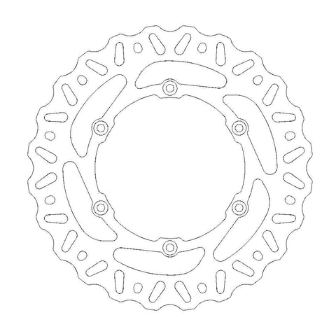 BRAKE DISC REAR MOTO MASTER NITRO 240MM SUZUKI RM125 06-10 RM250 06-10
