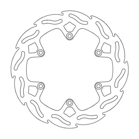 BRAKE DISC REAR MOTO MASTER FLAME 220MM HEAVY BRAKE DRAGGERS 220MM HUSQVARNA HUSABERG GASGAS KTM