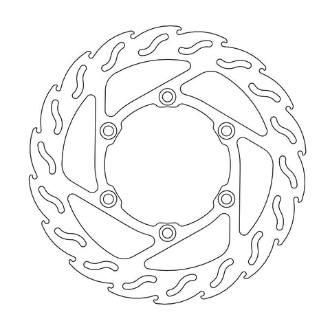 BRAKE DISC FRONT MOTO MASTER FLAME 290MM SUZUKI DR650 96-ON