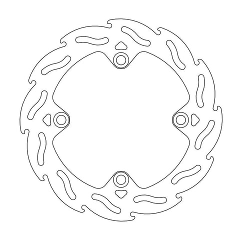 BRAKE DISC REAR MOTO MASTER FLAME 220MM SHERCO TM RACING