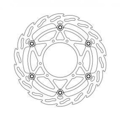 BRAKE DISC FRONT MOTO MASTER FLAME 270MM FLOATING OVERSIZED HONDA