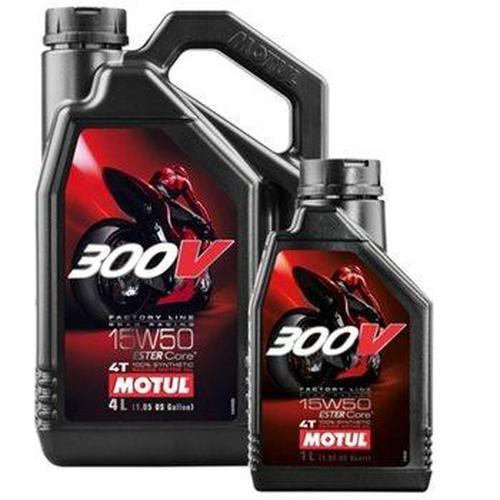 Motul 300V 4T Factory Line 15W50 Fully Synthetic Oil 4L