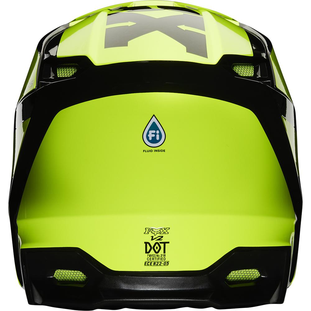 FOX V2 HAYL HELMET ECE [FLO YELLOW]