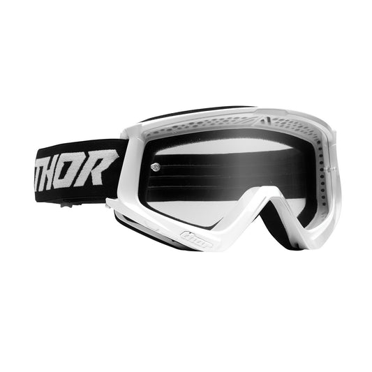 GOGGLES S25 THOR MX YOUTH COMBAT WHITE BLACK