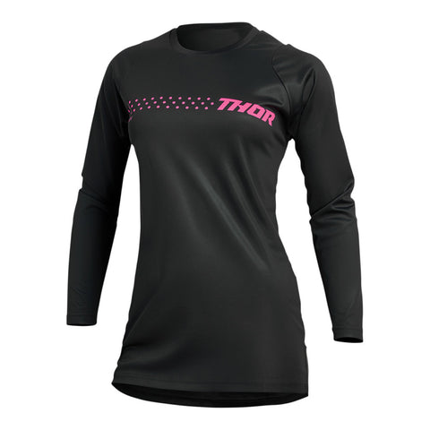 THOR SECTOR JERSEY WOMEN MINIMAL BLACK/PINK