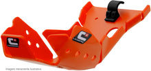 SKID PLATE CROSSPRO EC DTC ENDURO PLASTIC ORANGE KTM 250EXC TPI 250SX 250XC 300EXC TPI 2020