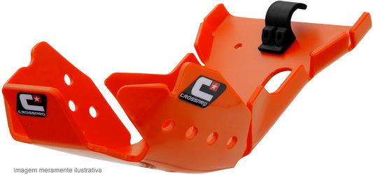 SKID PLATE CROSSPRO EC DTC ENDURO PLASTIC ORANGE KTM 250EXC TPI 250SX 250XC 300EXC TPI 2020