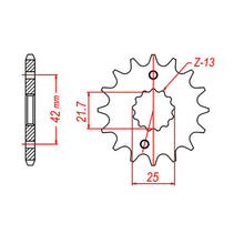 SPROCKET FRONT OE STEEL 436 14T #520