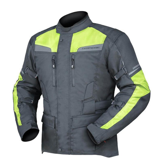 DRIRIDER COMPASS 2 JACKET - BLACK / YELLOW