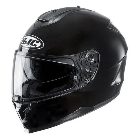 C70 Black Helmet Road HJC