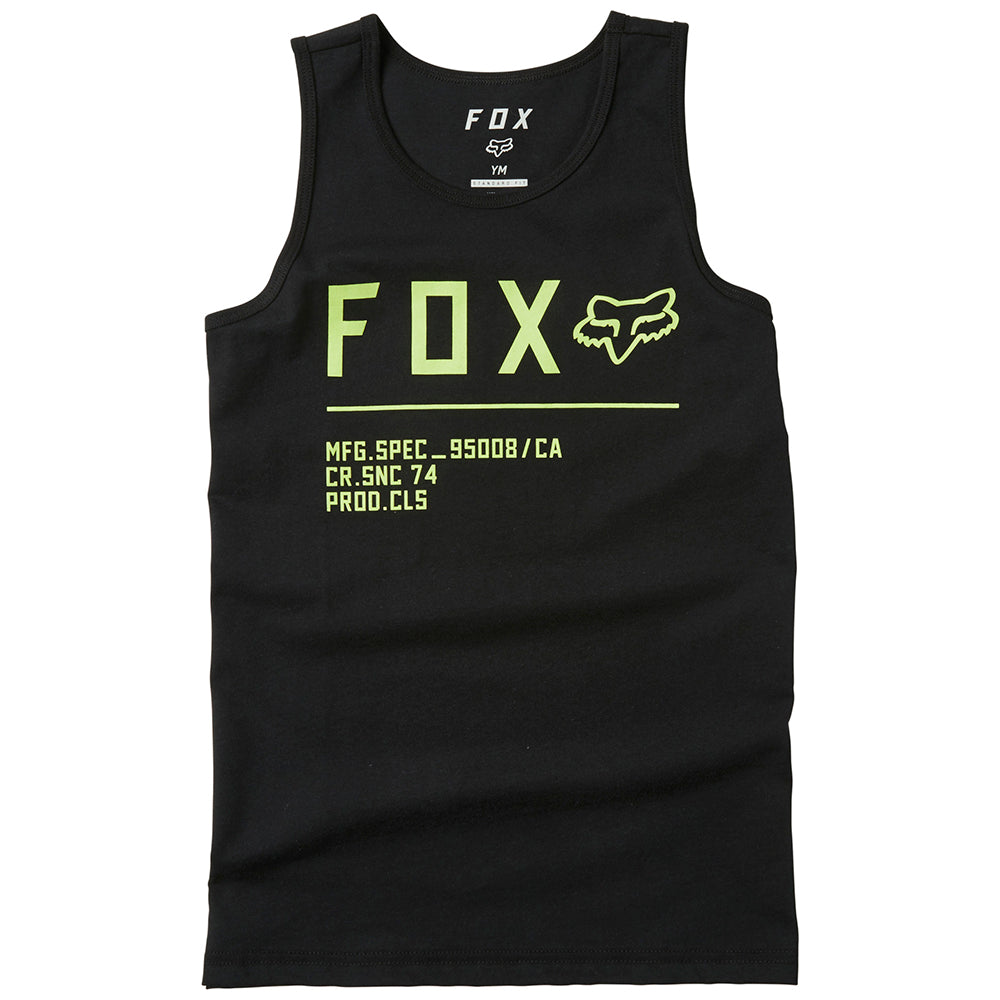 FOX YOUTH NON STOP TANK [BLACK]