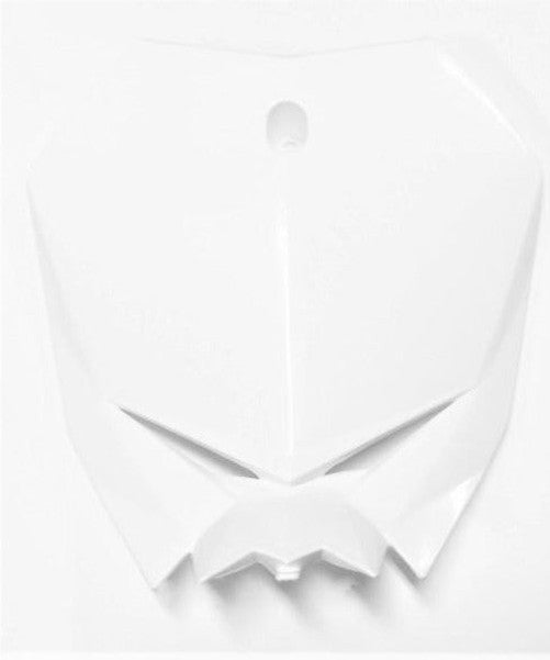 Beta (13-19) White Front Number Plate
